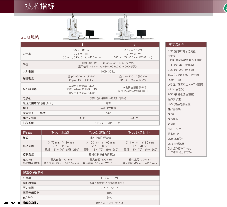 日本電子JEOL肖特基場發射掃描電鏡IT800